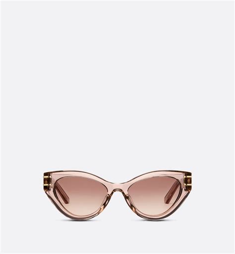 dior signature b71 sunglasses|DiorSignature B7I Transparent Pink Butterfly Sunglasses .